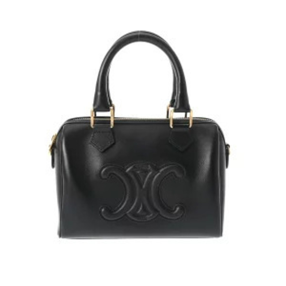 Celine Boston Bag Black Smooth Calfskin